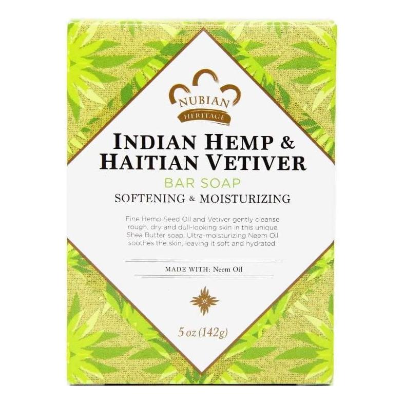 Nubian Indian Hemp &amp; Haitian Vetiver Soap 142g