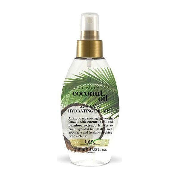 OGX Nourishing Coconut Oil Weightless Hydrating Oil Mist Spray 118ml - Gtworld.de