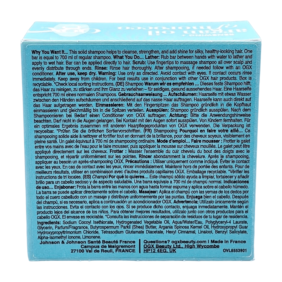 OGX Argan Oil Of Morocco Shampoo Bar 80 g