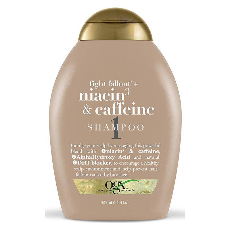 OGX Fight Fallout + Niacin 3 &amp; Caffeine Shampoo 385 ml