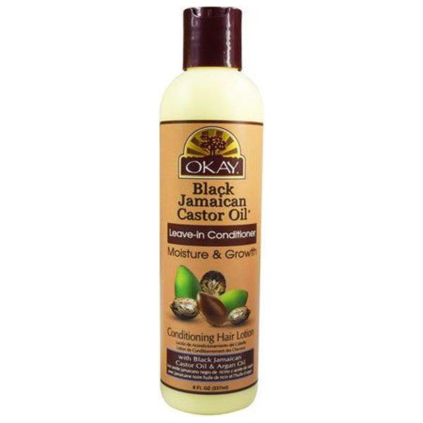 Okay Black Jamaican Castor Oil Leave-In Conditioner Moisture&amp;Growth 237ml