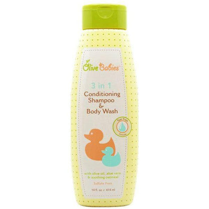 Olive Babies 3 in 1 Conditioning Shampoo &amp; Body Wash 414ml