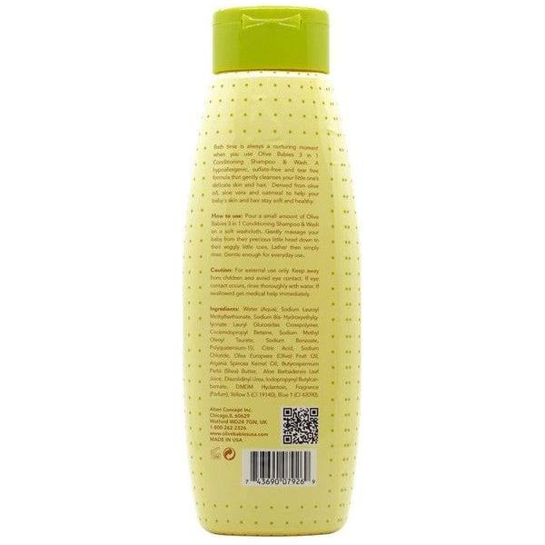 Olive Babies 3 in 1 Conditioning Shampoo &amp; Body Wash 414ml