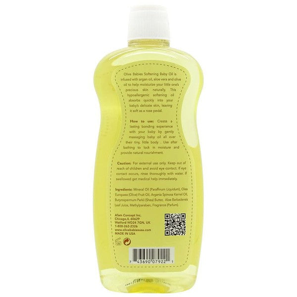 Olive Babies Softening Baby Oil 355ml