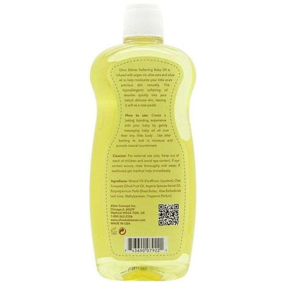 Olive Babies Softening Baby Oil 355ml