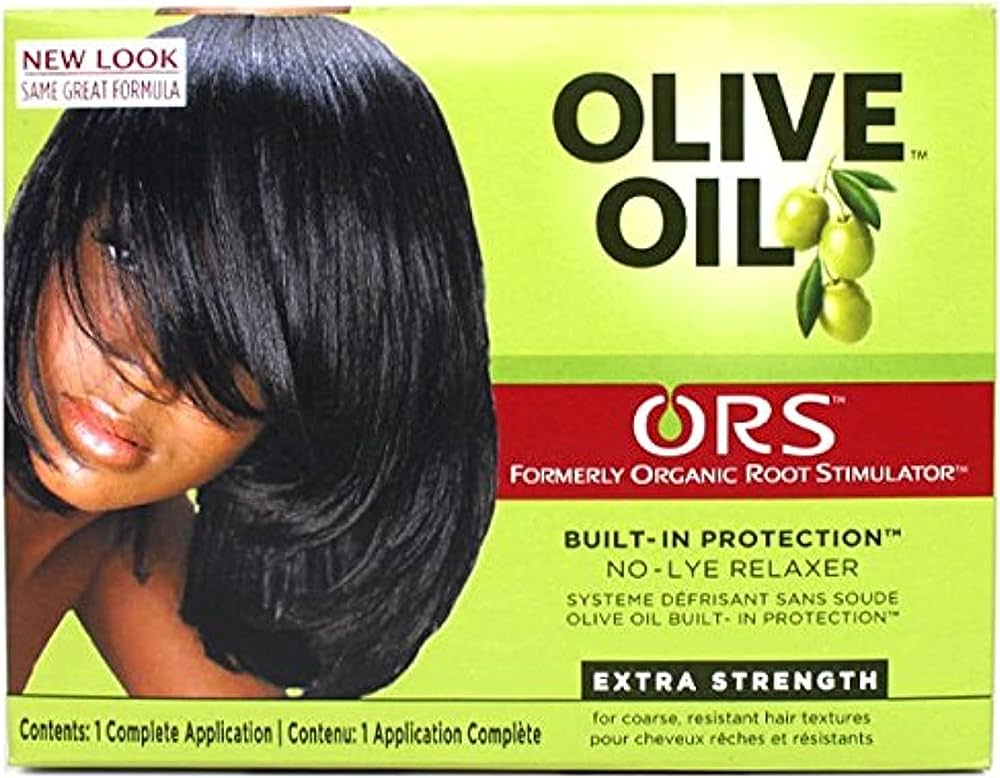 Organic Root Stimulator Olive Oil No Lye Relaxer, Extra Strength