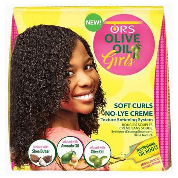 ORS Olive Oil Girls Soft Curls No-Lye Relaxer Creme