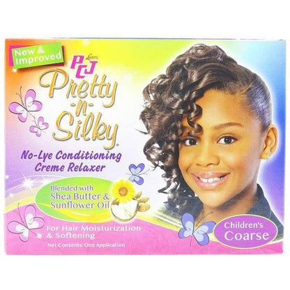 PCJ Pretty n Silky No-Lye Conditioning Creme Relaxer, Children&