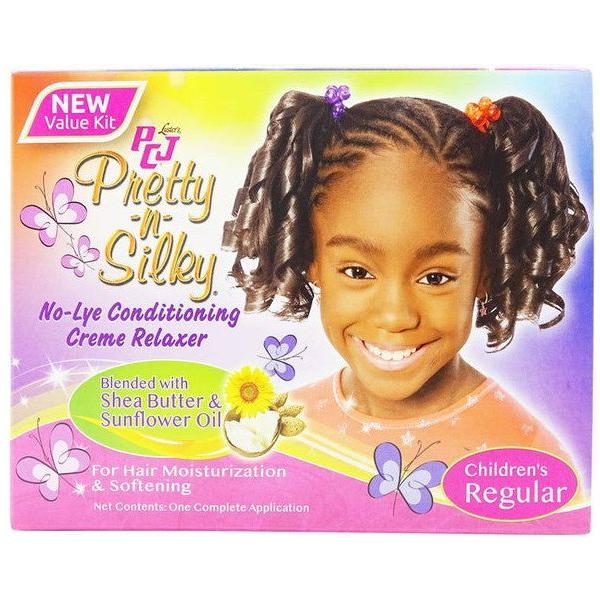 PCJ Pretty n Silky No lye Conditioning Creme Relaxer, Children&