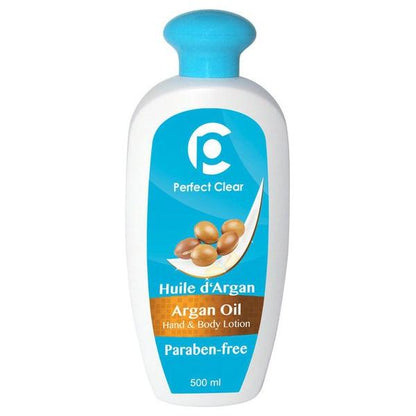 Perfect Clear Argan Oil Hand &amp; Body Lotion, Paraben free 500ml