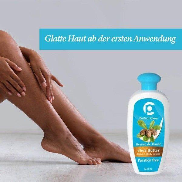 Perfect Clear Shea Butter Hand &amp; Body Lotion, Paraben free 500ml - Gtworld.de