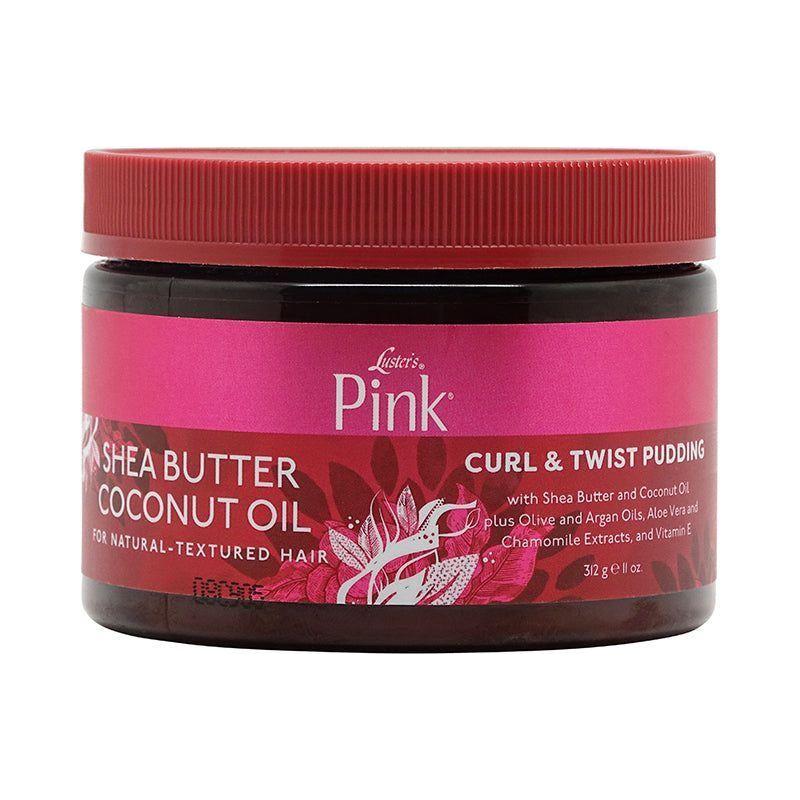 Pink Shea Butter Coconut Oil Curl &amp; Twist Pudding 312g - Gtworld.de