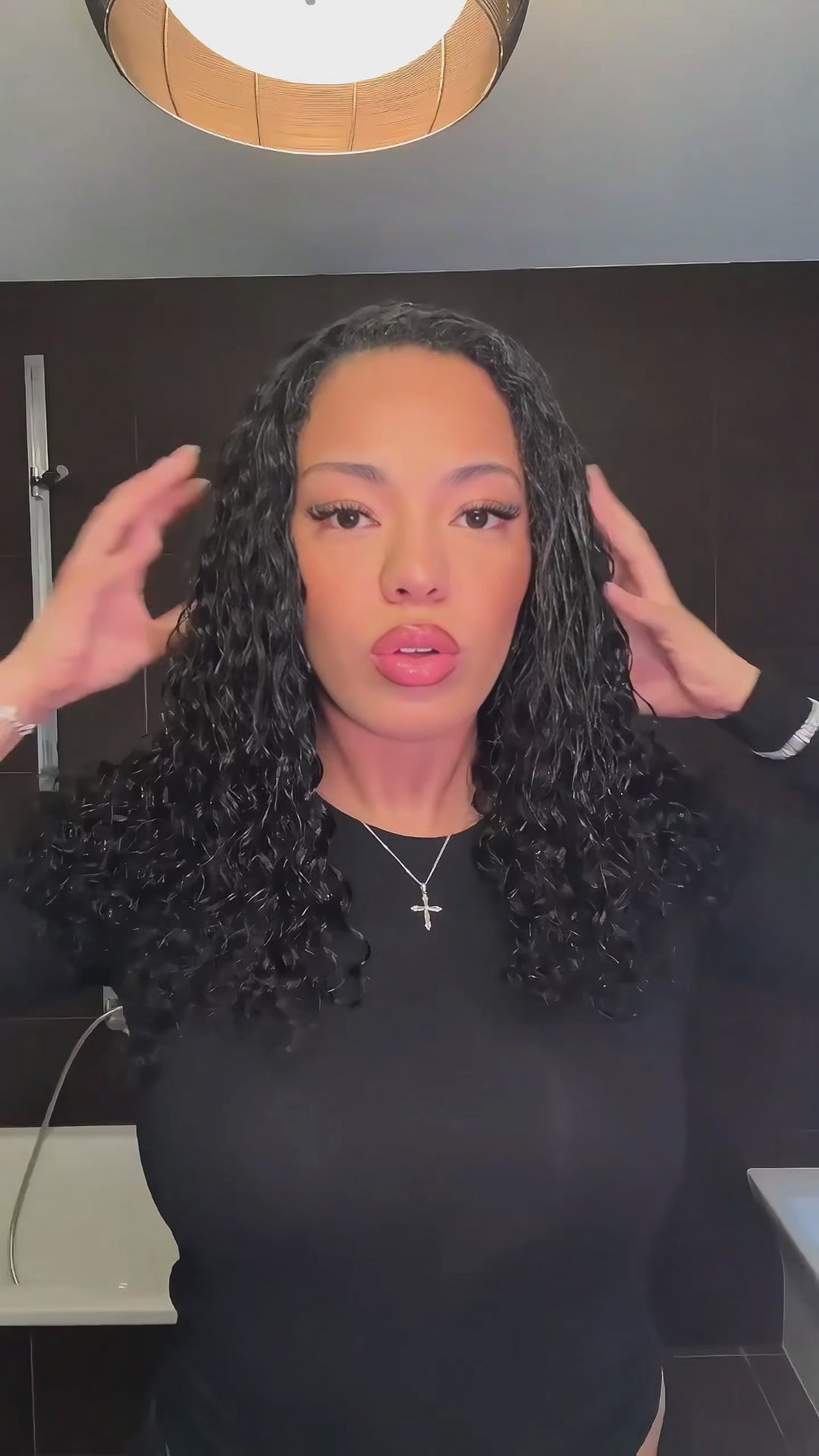Dream Hair Half Wig Water Wave Natural color 16"/20"