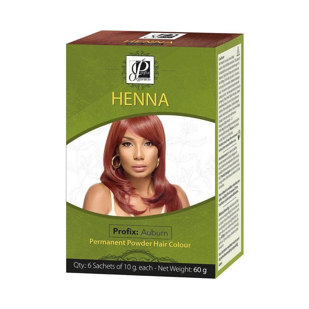 Profix Organics Henna Permanent Powder Hair Colour 60g - Gtworld.de