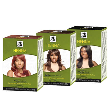 Profix Organics Henna Permanent Powder Hair Colour 60g