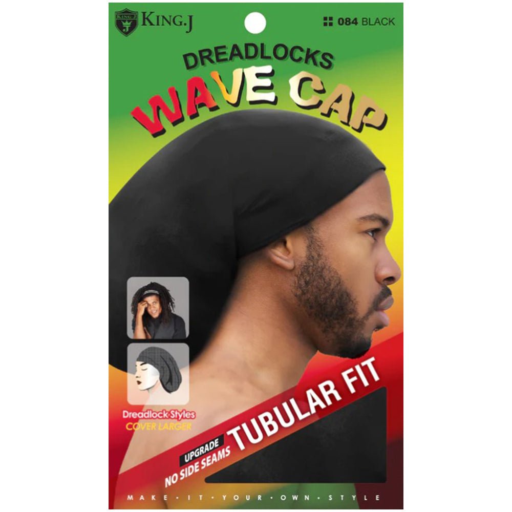 Qfitt King.J Dread locks wave cap - Black - gtworld.de