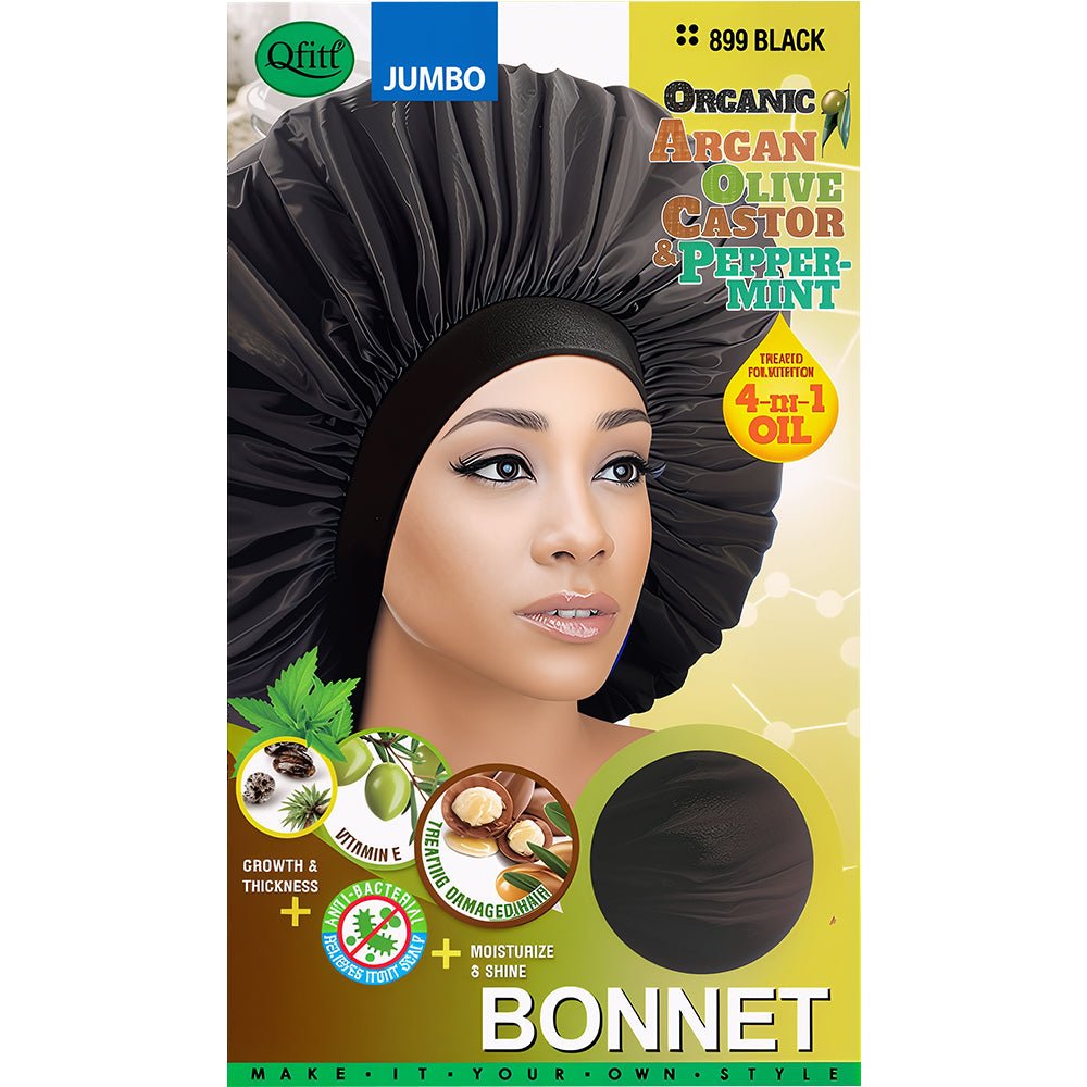 Qfitt Organic Black Bonnet (Jumbo / Large) - gtworld.de