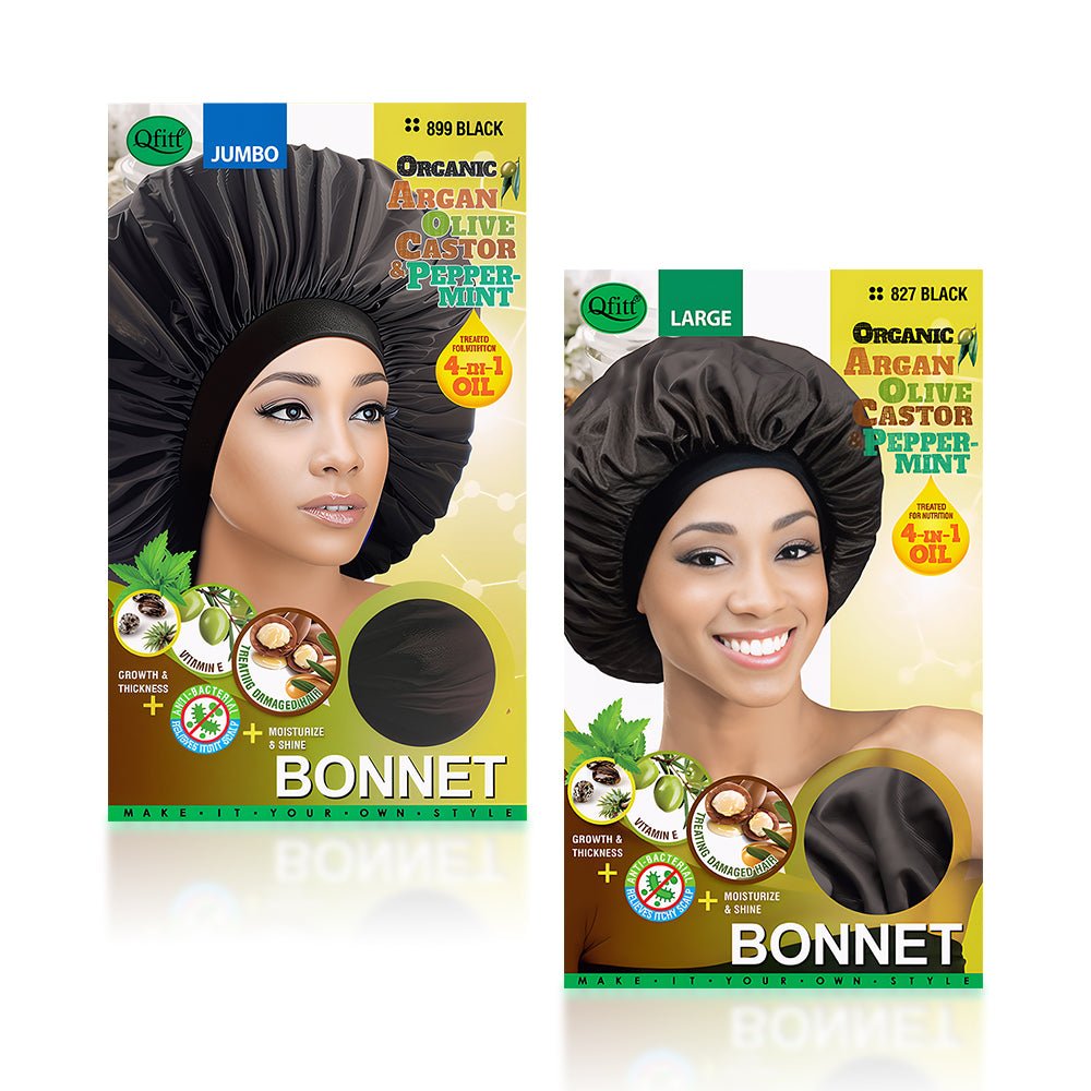 Qfitt Organic Black Bonnet (Jumbo / Large) - gtworld.de