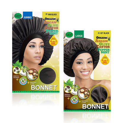 Qfitt Organic Black Bonnet (Jumbo / Large) - gtworld.de
