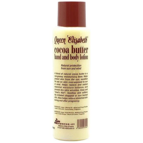 Queen Elisabeth Cocoa Butter Hand and Body Lotion 400ml