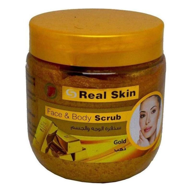 Real Skin Gesicht &amp; Körperpeeling Gold 500ml - gtworld.de