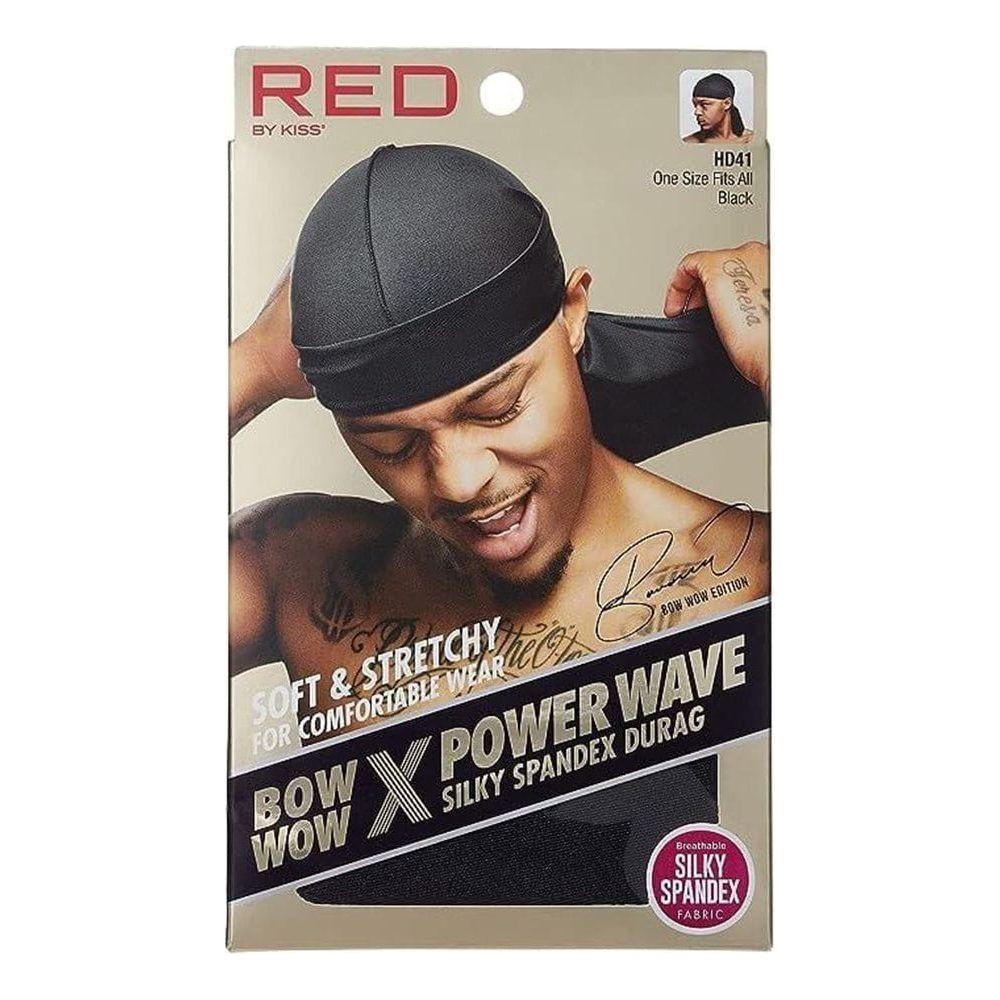 Red By Kiss Bow Wow X Power Wave Silky Spandex Durag - Black - gtworld.de