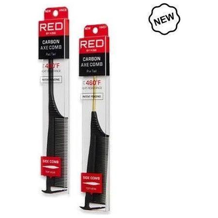 Red by Kiss Carbon Axe Pin/Rat Tail Side Comb - Gtworld.de