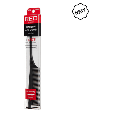 Red by Kiss Carbon Axe Pin/Rat Tail Side Comb - Gtworld.de