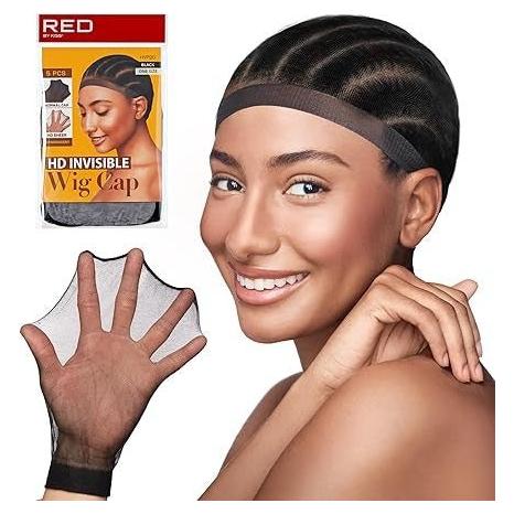 Red By Kiss HD Invisible Stocking Wig Cap 2pcs - gtworld.de