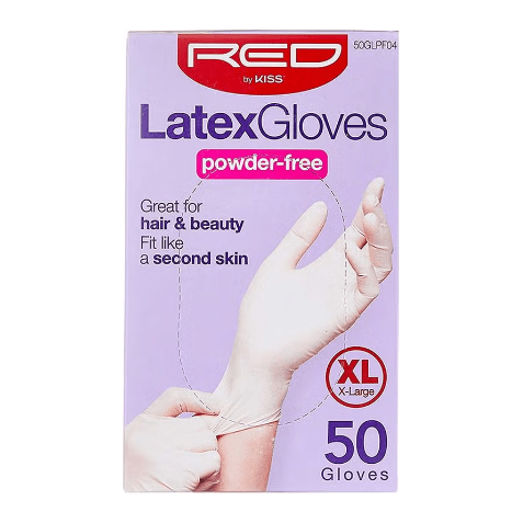 Red By Kiss Latex Gloves Powder - Free 50 Pcs S/M/L/XL - gtworld.de