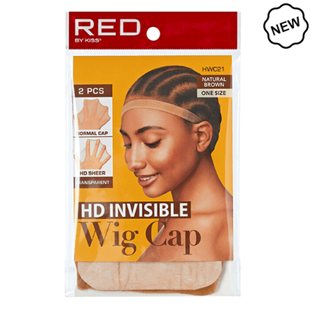 Red By Kiss HD Invisible Stocking Wig Cap 2pcs