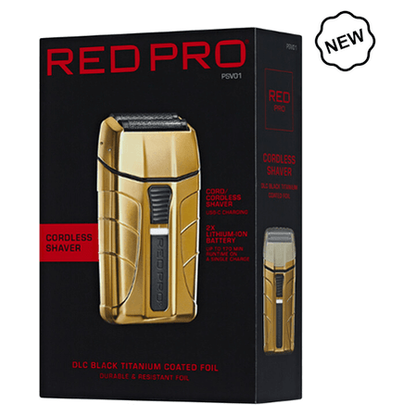 Red By Kiss Professional Cordless Shaver Matt Gold - Gtworld.de