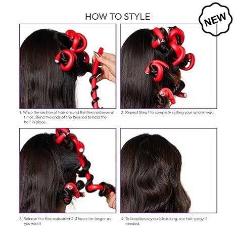 Red By Kiss Flexi Rods