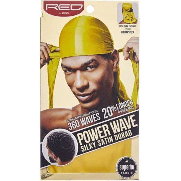 Red By Kiss Power Wave Silky Satin Durag _ Superior Fabric