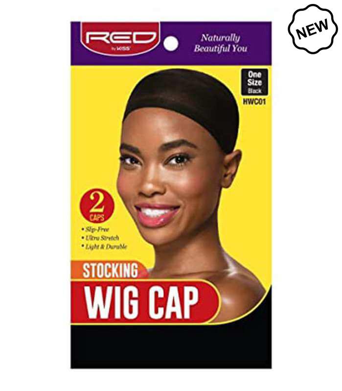 Red by Kiss Stocking Wig Cap 2pc - Black (HWC01)