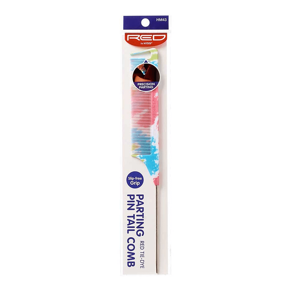 Red By Kiss Tie-Dye Parting Pin Tail Comb HM43