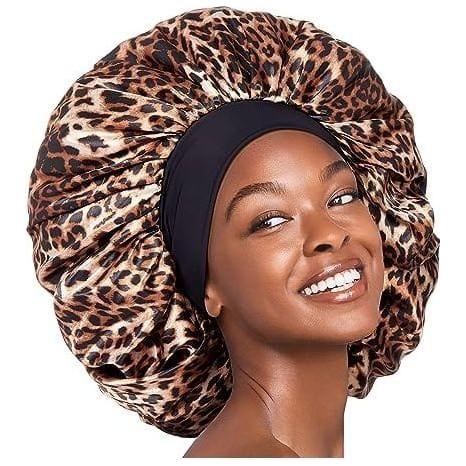 Red By Kiss Reversible Hair Cap Silky Satin Wide Edge Super Jumbo Leopard - Gtworld.de