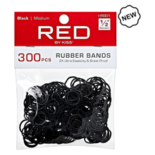 Red By Kiss Rubber Band Medium 300 PCS