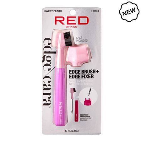 Red By Kiss Edge Cara Edge Brusher + Edge Fixer 3 in 1 Edge Control Styler 17ml