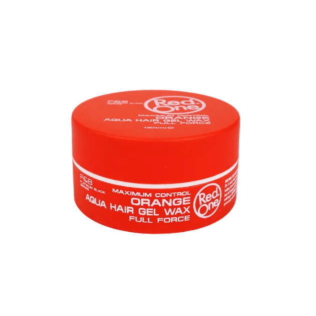 RED ONE Aqua Hair Gel Wax Full Force Orange 150ml - gtworld.de