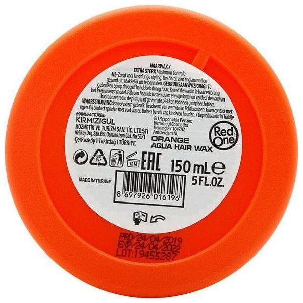 RED ONE Aqua Hair Gel Wax Orange 150ml - Gtworld.de