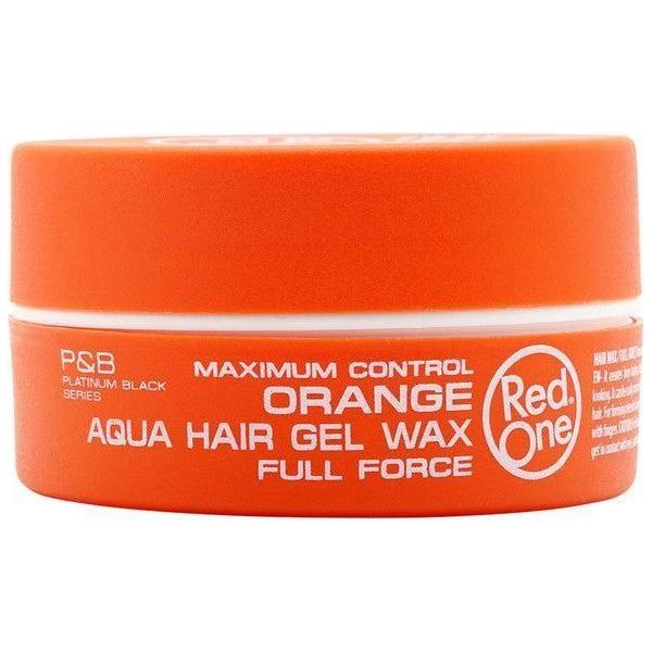 RED ONE Aqua Hair Gel Wax Orange 150ml - Gtworld.de