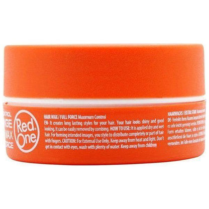 RED ONE Aqua Hair Gel Wax Orange 150ml - Gtworld.de