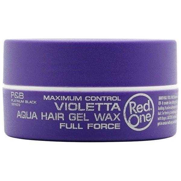 RED ONE Aqua Hair Gel Wax Violetta 150ml - Gtworld.de