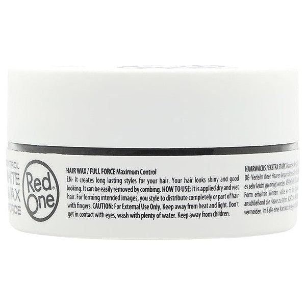 RED ONE Aqua Hair Wax White 150ml - Gtworld.de