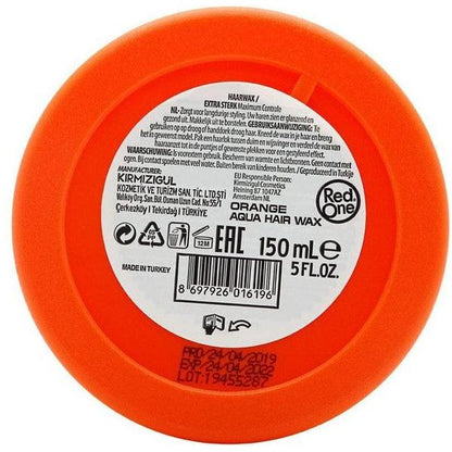 RED ONE Aqua Hair Gel Wax Orange 150ml