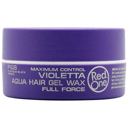 RED ONE Aqua Hair Gel Wax Violetta 150ml