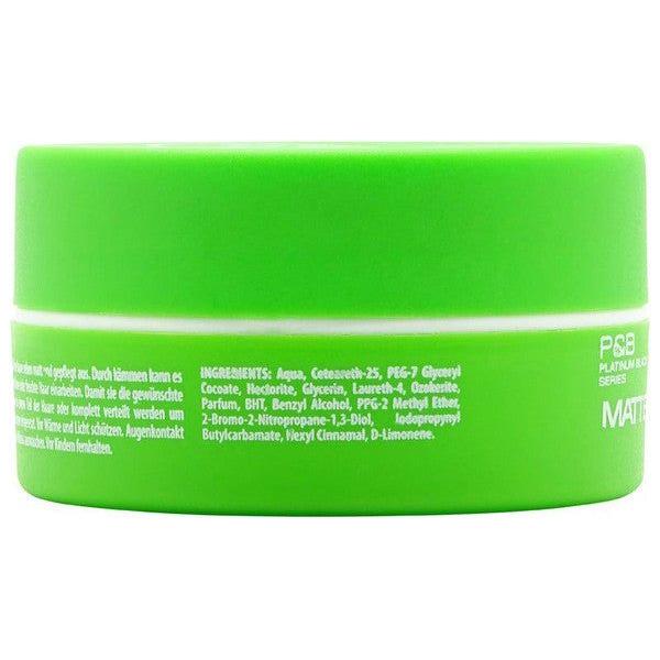 RED ONE Matte Hair Wax Green 150ml