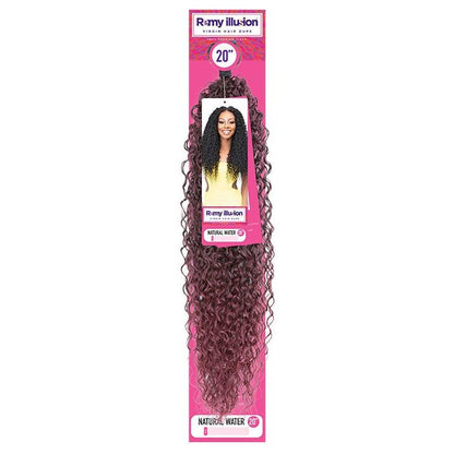 Remy Illusion Natural Water Wave 20&quot;/30&quot; extension Synthetic Hair - gtworld.de