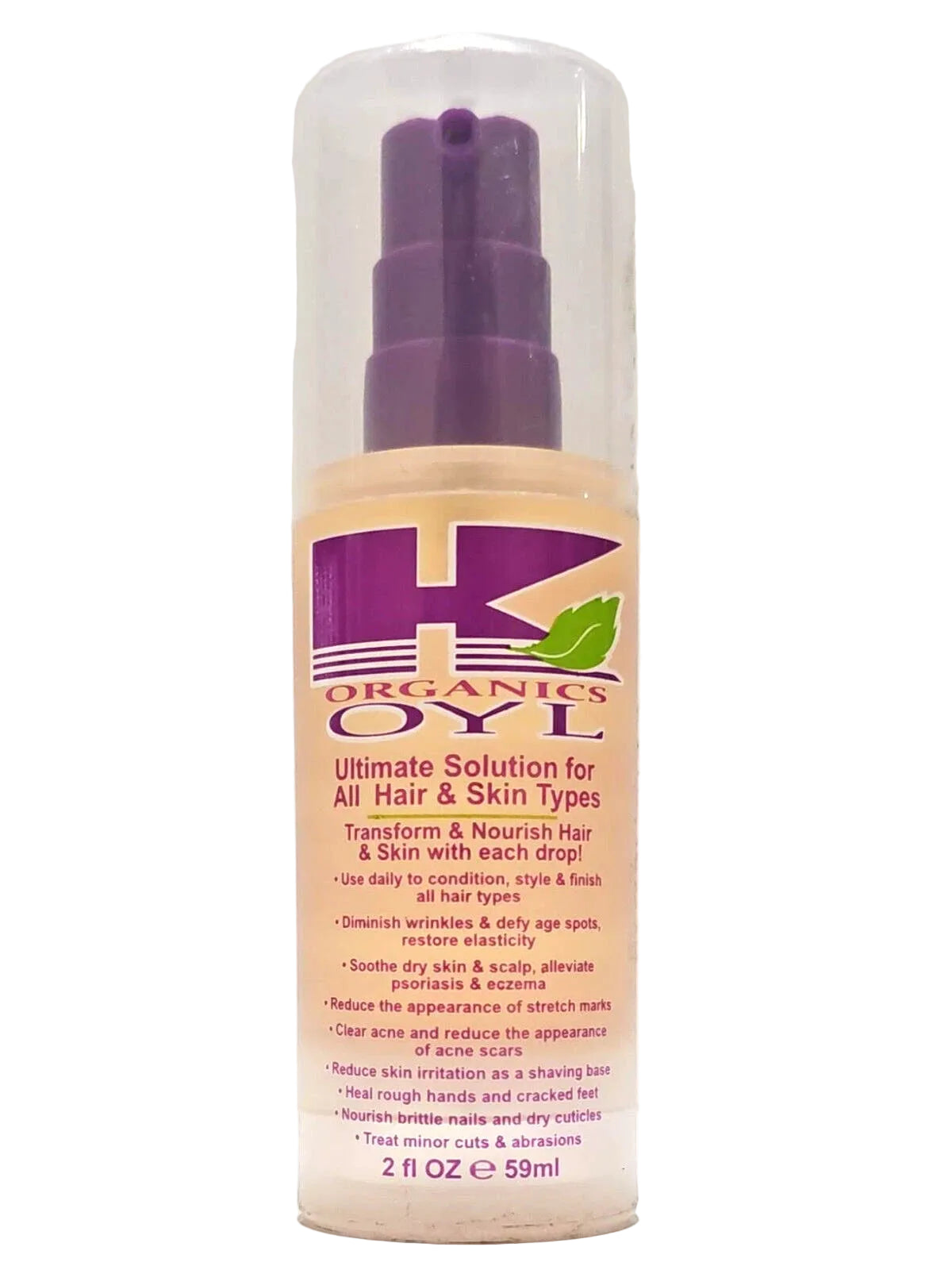 K Organics OYL Ultimate Solution for All Hair &amp; Skin Types  2oz
